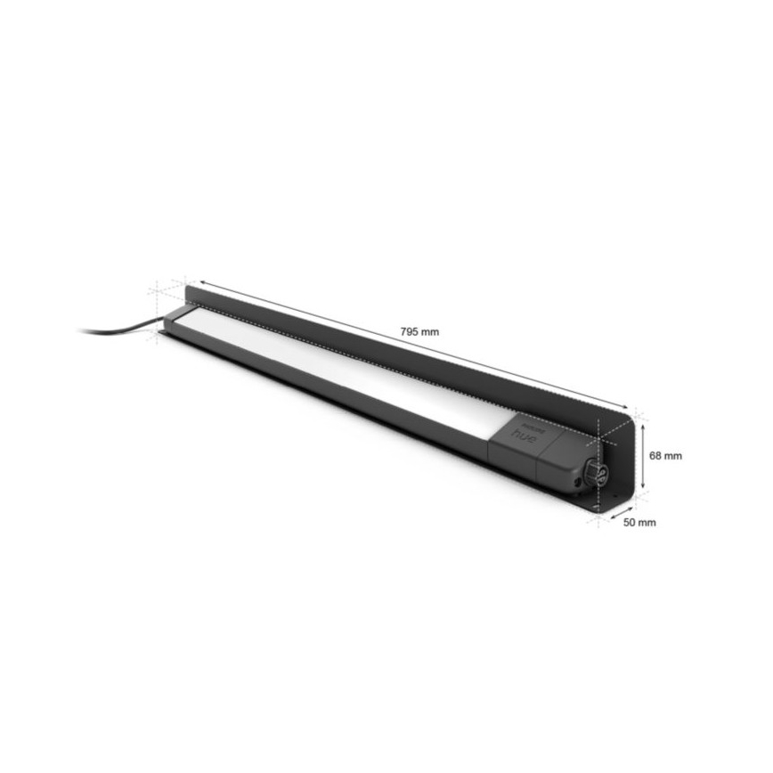 Philips - LED RGBW Zunanja svetilka Hue White in Color Ambiance LED/20W/24V IP65