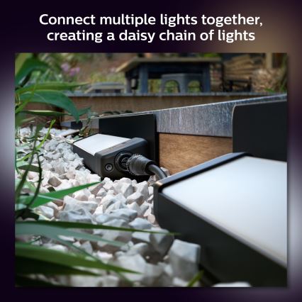 Philips - LED RGBW Zunanja svetilka Hue White in Color Ambiance LED/20W/24V IP65