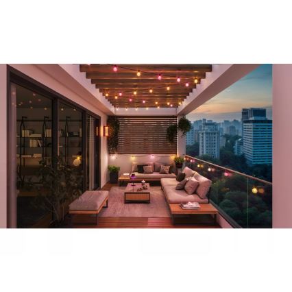 Philips - LED RGBW zunanji niz Hue FESTAVIA z možnostjo zatemnitve, 20 LED, 14 m, IP65
