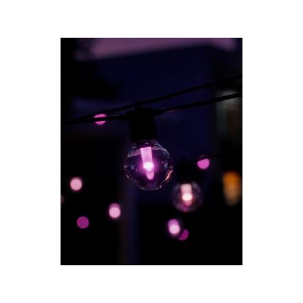 Philips - LED RGBW zunanji niz Hue FESTAVIA z možnostjo zatemnitve, 20 LED, 14 m, IP65
