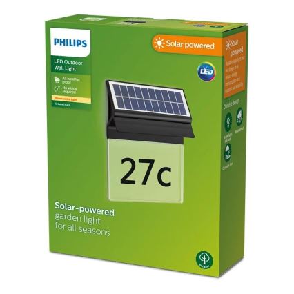 Philips - LED Solarna hišna številka ENKARA LED/0,2W/3,7V 1800 mAh IP44