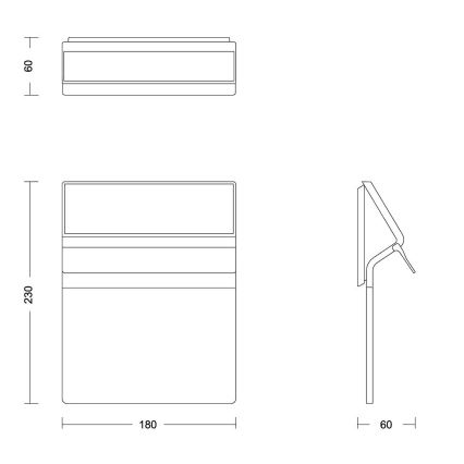 Philips - LED Solarna hišna številka ENKARA LED/0,2W/3,7V IP44