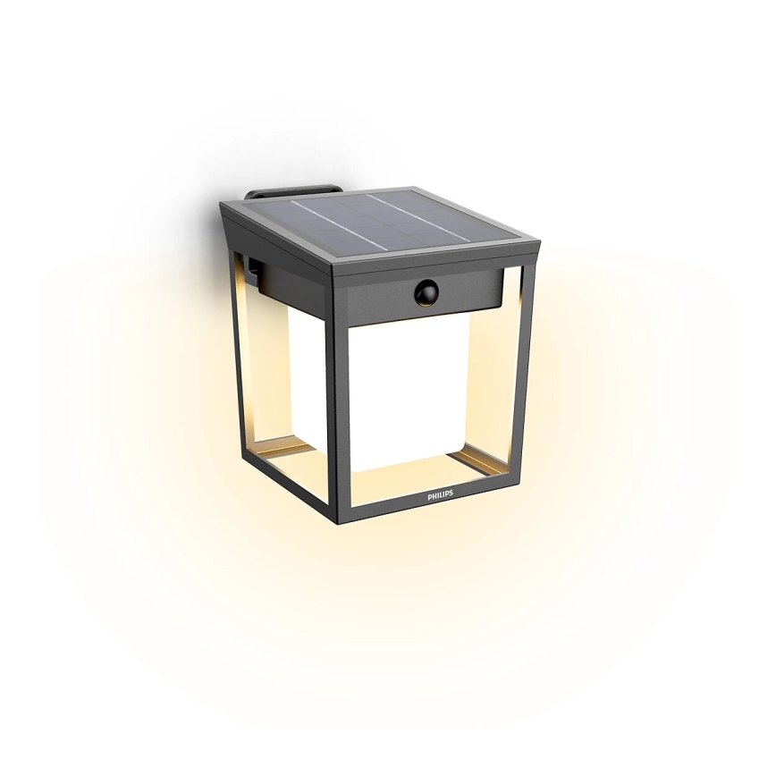 Philips - LED Solarna stenska svetilka s senzorjem BLAISE LED/1,5W/3,7V 2600 mAh 3000K IP44