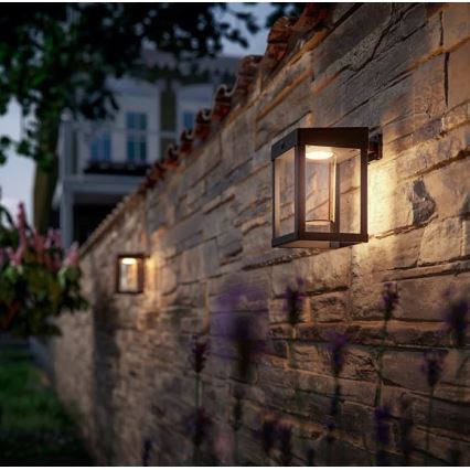 Philips - LED Solarna stenska svetilka s senzorjem gibanja in mraka CAMILL LED/1,4W/3,7V 2000 mAh IP44