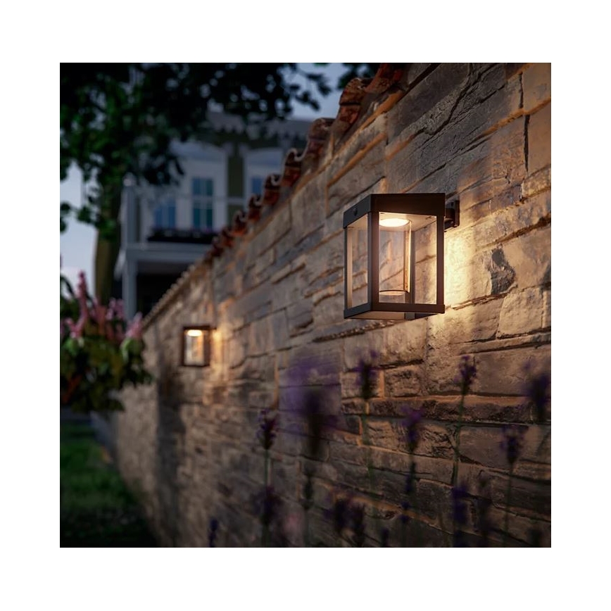 Philips - LED Solarna stenska svetilka s senzorjem gibanja in mraka CAMILL LED/1,4W/3,7V 2000 mAh IP44