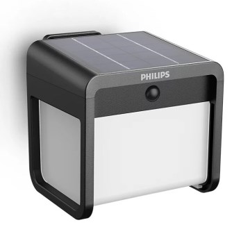 Philips - LED Solarna stenska svetilka s senzorjem EZRA LED/1,8W/3,7V 3000K IP44