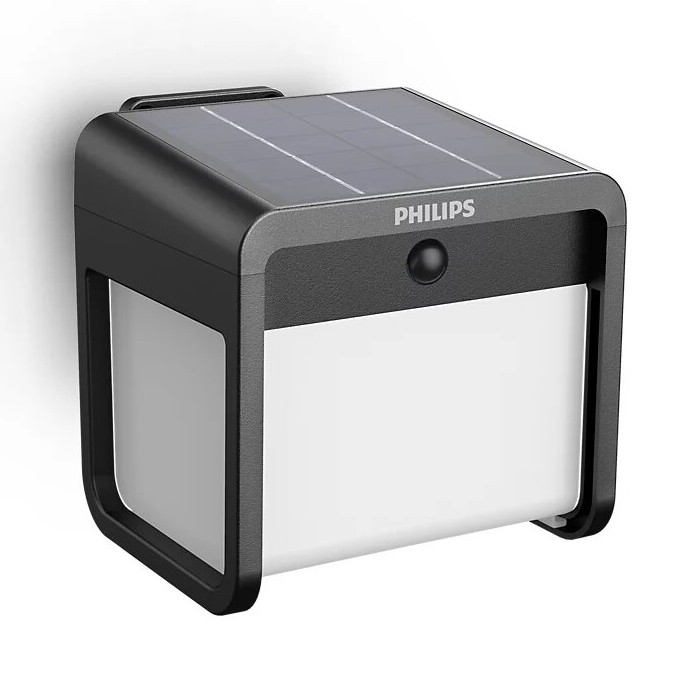 Philips - LED Solarna stenska svetilka s senzorjem EZRA LED/1,8W/3,7V 3000K IP44