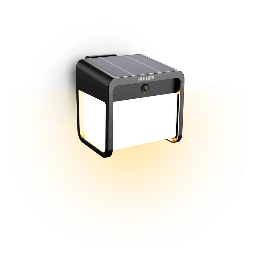 Philips - LED Solarna stenska svetilka s senzorjem EZRA LED/1,8W/3,7V 3000K IP44