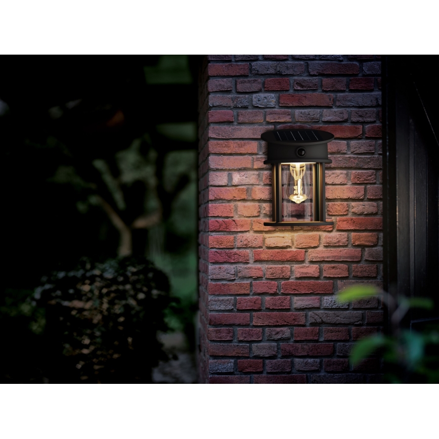 Philips - LED Solarna stenska svetilka s senzorjem GERI LED/3,2W/3,7V 2700K IP44