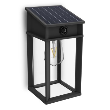 Philips - LED Solarna stenska svetilka s senzorjem GERI LED/3,2W/3,7V 4000K IP44