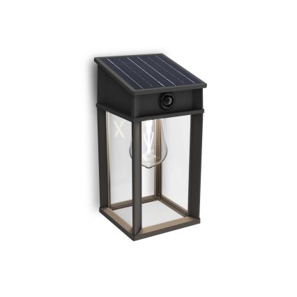 Philips - LED Solarna stenska svetilka s senzorjem GERI LED/3,2W/3,7V 4000K IP44