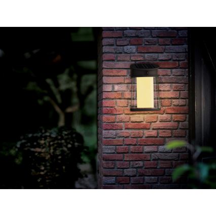 Philips - LED Solarna stenska svetilka s senzorjem JUDA LED/3,2W/3,7V 2700K IP44
