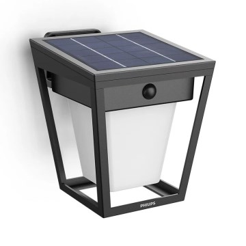 Philips - LED Solarna stenska svetilka s senzorjem NISSA LED/1,8W/3,7V 3000K IP44