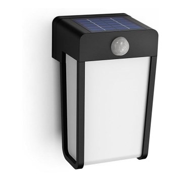 Philips - LED Solarna stenska svetilka s senzorjem SHROUD LED/2,3W/3,7V 600 mAh IP44