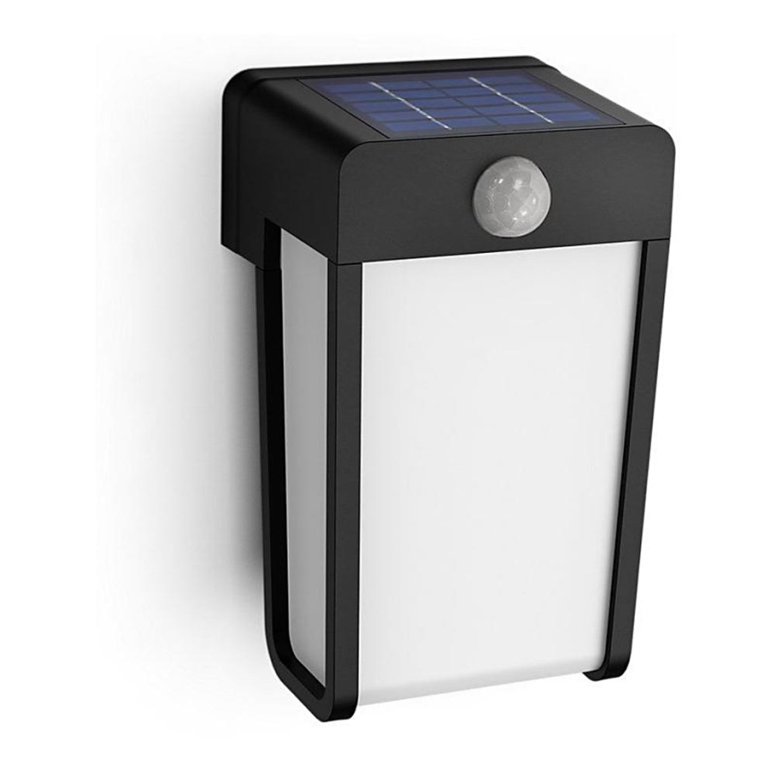 Philips - LED Solarna stenska svetilka s senzorjem SHROUD LED/2,3W/3,7V IP44