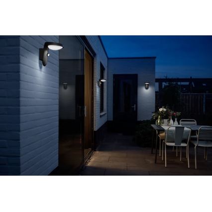 Philips - LED Solarna stenska svetilka s senzorjem LED/1,2W/4V 1800 mAh 4000K IP44