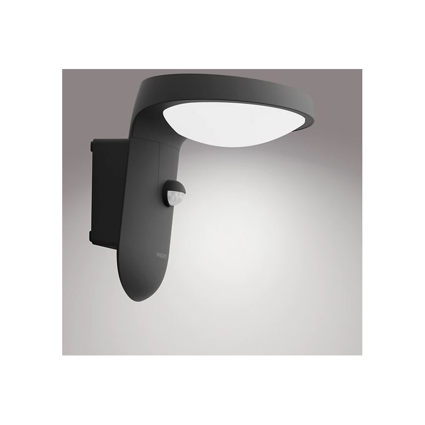 Philips - LED Solarna stenska svetilka s senzorjem LED/1,2W/4V 1800 mAh 4000K IP44