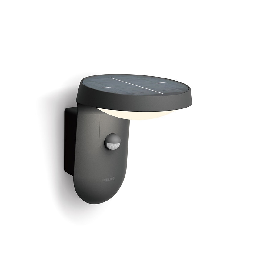 Philips - LED Solarna stenska svetilka s senzorjem LED/1,2W/4V 1800 mAh 4000K IP44