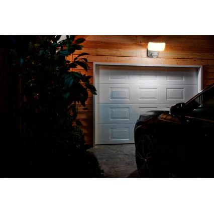 Philips - LED Solarna stenska svetilka s senzorjem TYLUS LED/6W/3,7V 3000K IP44