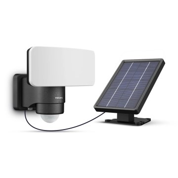 Philips - LED Solarna stenska svetilka s senzorjem TYLUS LED/6W/3,7V 3000K IP44