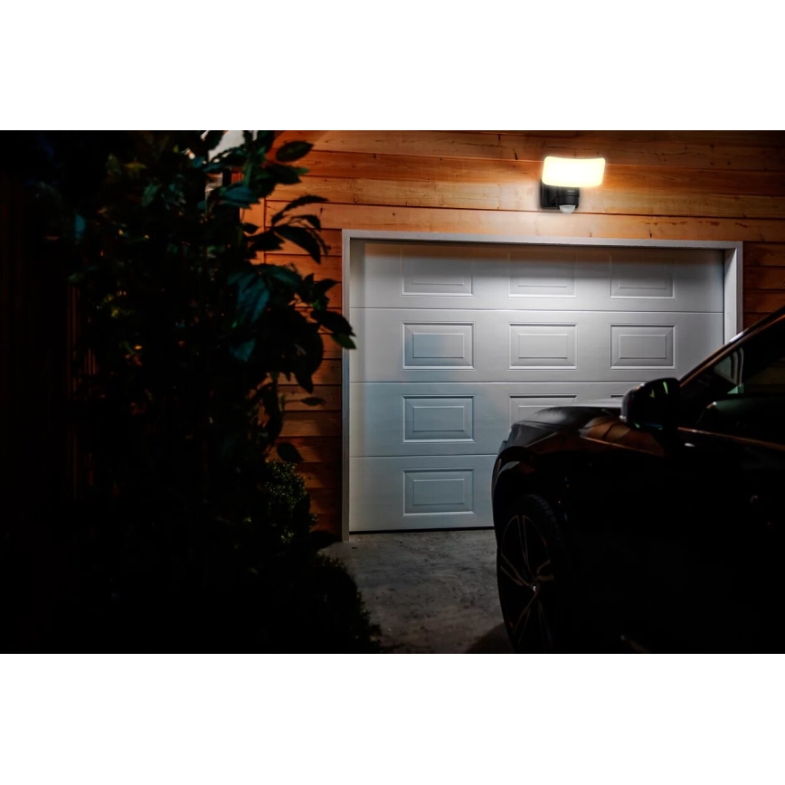 Philips - LED Solarna stenska svetilka s senzorjem TYLUS LED/6W/3,7V 3000K IP44