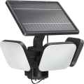 Philips - LED solarna stenska svetilka s senzorjem ZYREN LED/24,5W/3,7V 2600 mAh 5000K IP65 črna