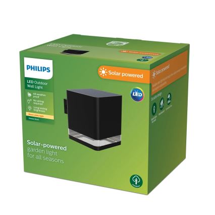 Philips - LED Solarna stenska svetilka VIRONA LED/1,8W/3,7V 2700K IP44