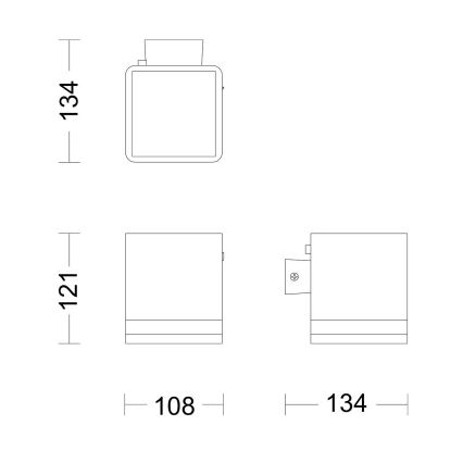 Philips - LED Solarna stenska svetilka VIRONA LED/1,8W/3,7V 2700K IP44