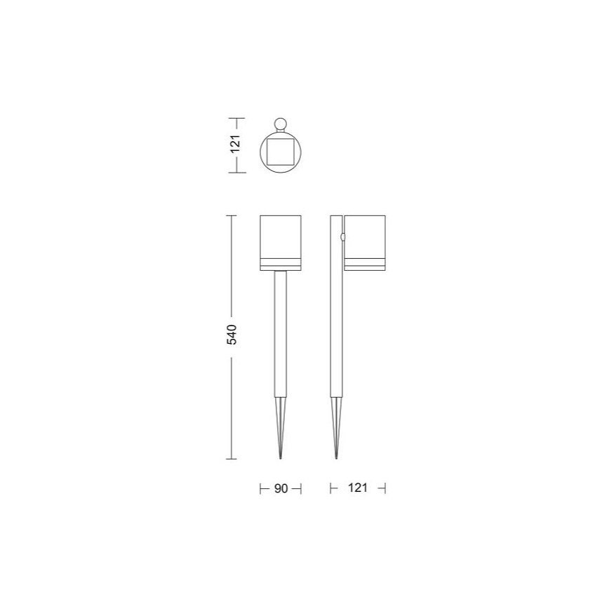 Philips - LED Solarna svetilka FYCE LED/1,5W/3,7V IP44