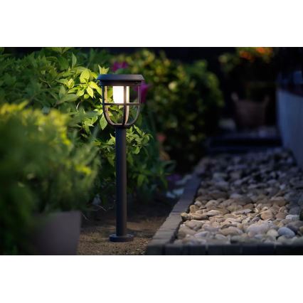 Philips - LED Solarna svetilka s senzorjem RADII LED/1,3W/3,7V 2000 mAh 3000K IP44