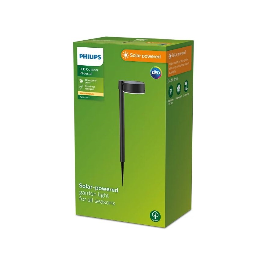 Philips - LED Solarna svetilka VYNCE LED/1,5W/3,7V 1500 mAh IP44
