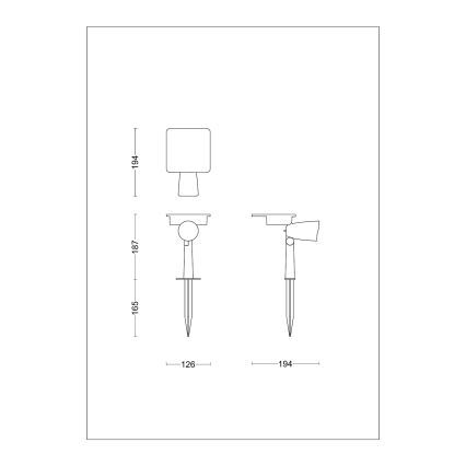 Philips - LED Solarni reflektor ASHLYN LED/1,4W/3,7V 2700K IP44