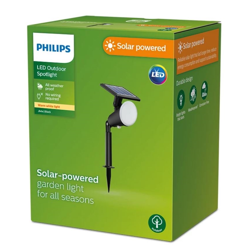 Philips - LED Solarni reflektor JIVIX LED/1,4W/3,7V IP44