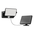Philips - LED sončni stenski reflektor s senzorjem FYNS LED/8,2W/3,7V 2600 mAh 3000K IP44 črna
