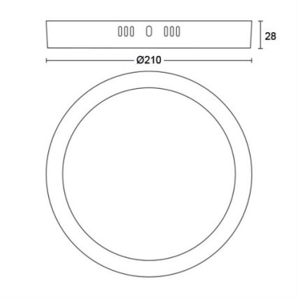 Philips - LED Stenska svetilka LED/12W/230V 2700K bela