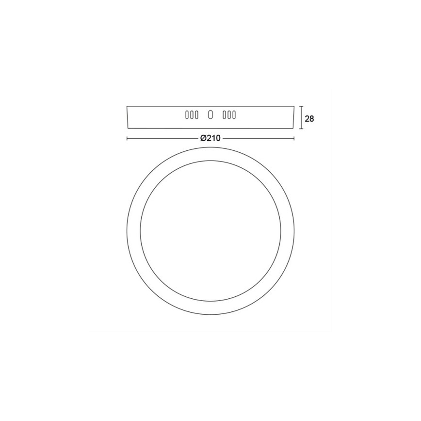 Philips - LED Stenska svetilka LED/12W/230V 2700K bela