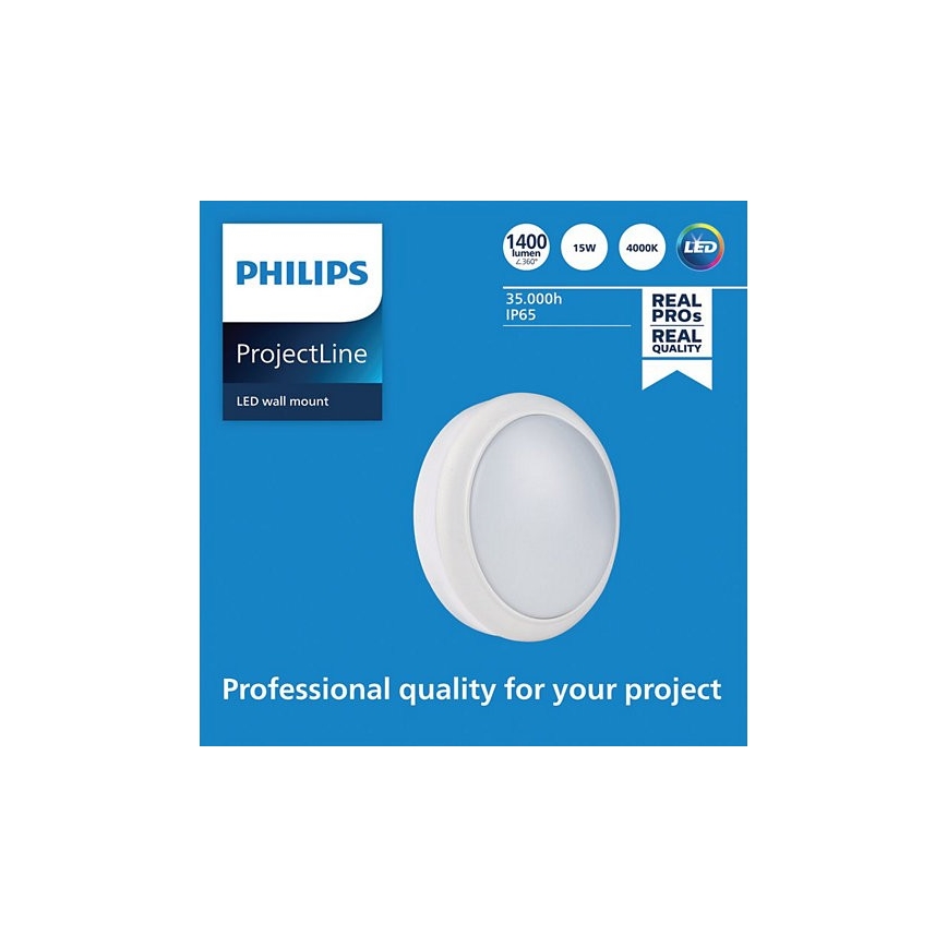 Philips - LED Stenska svetilka PROJECTLINE LED/15W/230V IP65