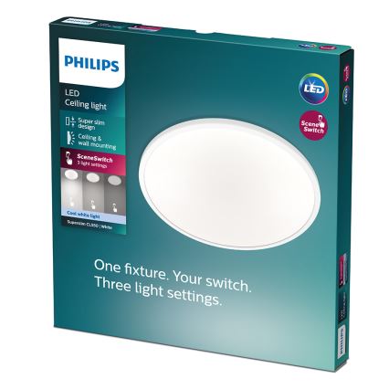 Philips - LED zatemnitvena stropna svetilka LED/15W/230V 4000K