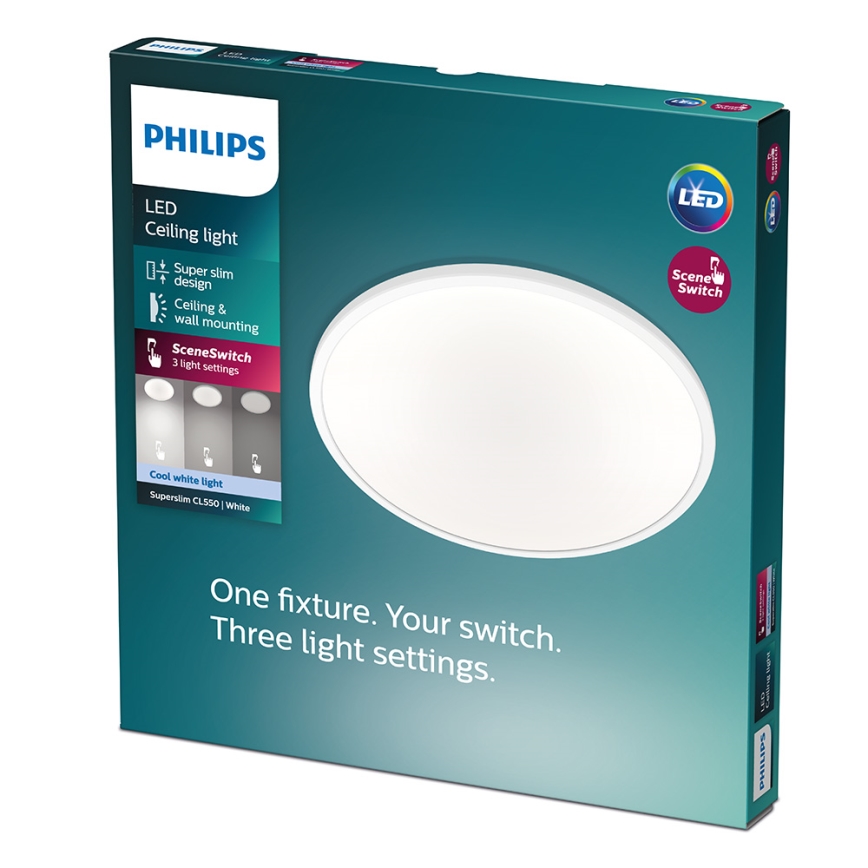 Philips - LED zatemnitvena stropna svetilka LED/15W/230V 4000K
