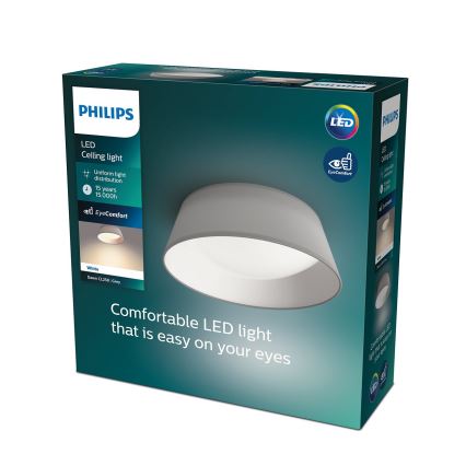 Philips - LED Stropna svetilka LED/14W/230V siva