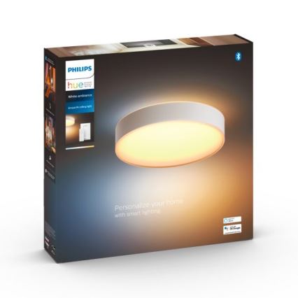Philips - LED zatemnjiva stropna svetilka Hue LED/19,2W/230V 2200-6500K premer 381 mm bela + daljinsko upravljanje