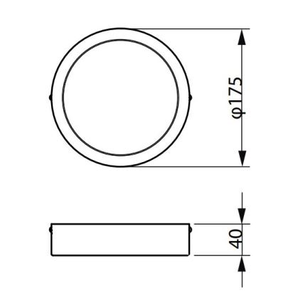 Philips - LED Stropna svetilka LEDINAIRE LED/10,5W/230V 3000K IP40