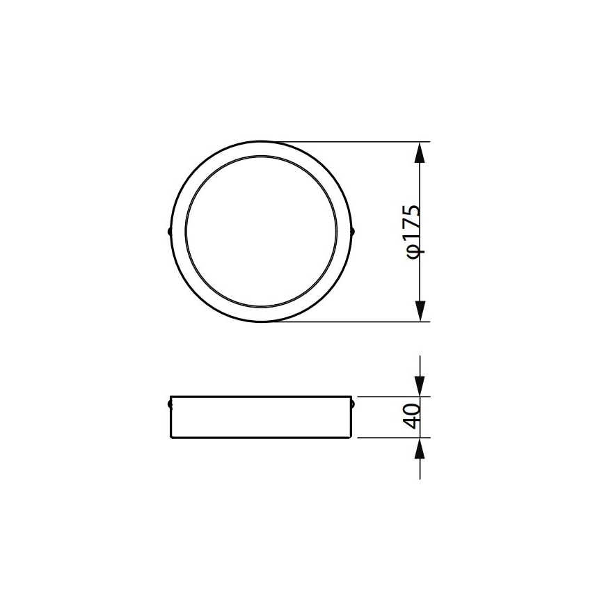 Philips - LED Stropna svetilka LEDINAIRE LED/10,5W/230V 3000K IP40