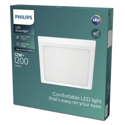 Philips - LED Stropna svetilka LED/12W/230V 2700K bela