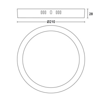 Philips - LED Stropna svetilka LED/12W/230V 2700K črna