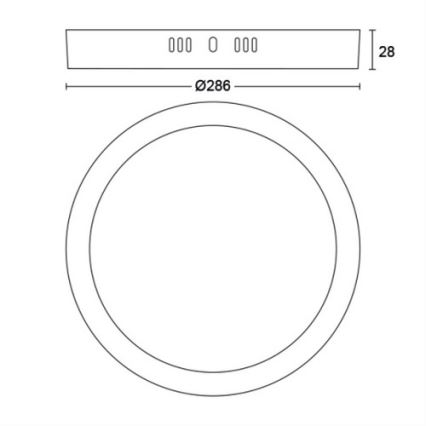 Philips - LED Stropna svetilka LED/20W/230V 2700K bela