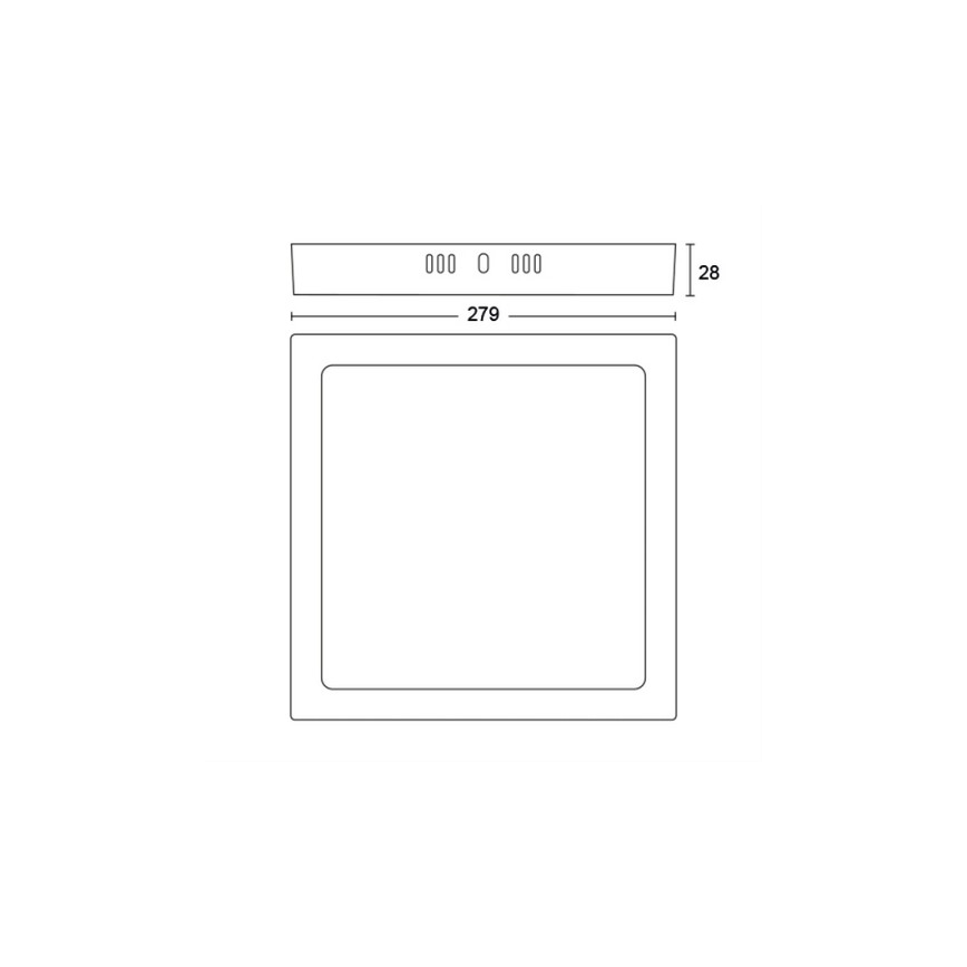 Philips - LED Stropna svetilka LED/20W/230V 2700K bela