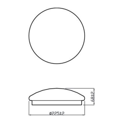 Philips - LED Stropna svetilka MOIRE CL200 LED/6W/230V