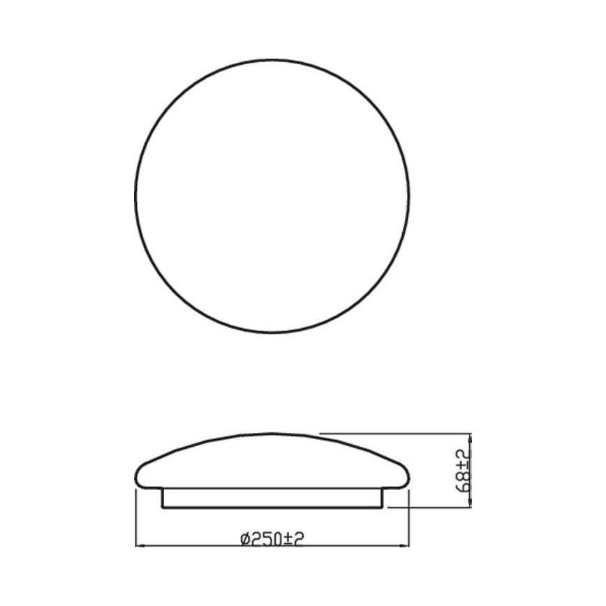 Philips – LED Stropna svetilka MOIRE LED/10W/230V