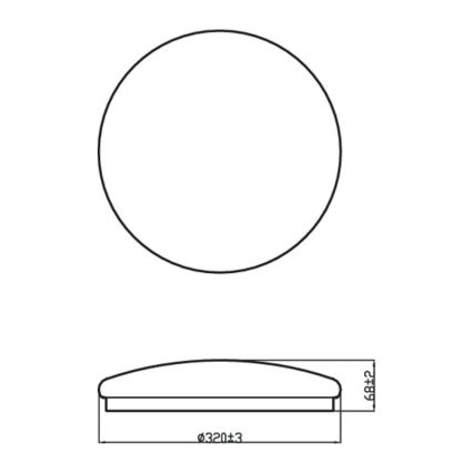 Philips - LED Stropna svetilka MOIRE LED/17W/230V